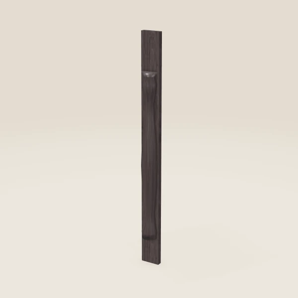 Half Leg POLE75-W336 — 36" High — Greystone, 3D picture