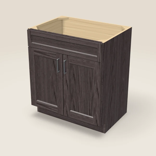 30" Vanity, Doors Only — Greystone, 3D picture