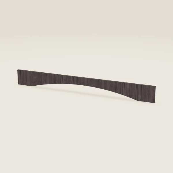 54" Arched Valance, Profile S — 6" High — Greystone, 3D picture