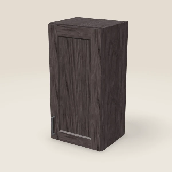 15" Wall Cabinet — 30" High — Greystone, 3D picture