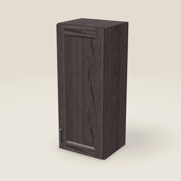 15" Wall Cabinet — 36" High — Greystone, 3D picture
