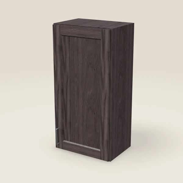 18" Wall Cabinet — 36" High — Greystone, 3D picture