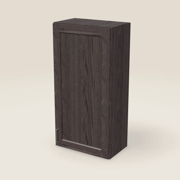 21" Wall Cabinet — 42" High — Greystone, 3D picture