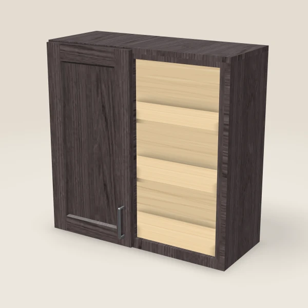 Wall Blind Corner — 30" High — Greystone, 3D picture