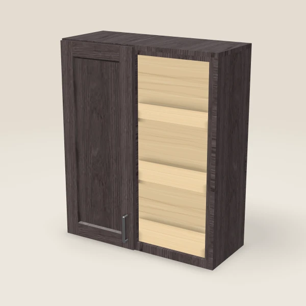 Wall Blind Corner — 36" High — Greystone, 3D picture