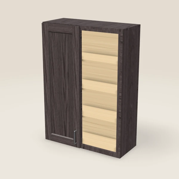 Wall Blind Corner — 42" High — Greystone, 3D picture
