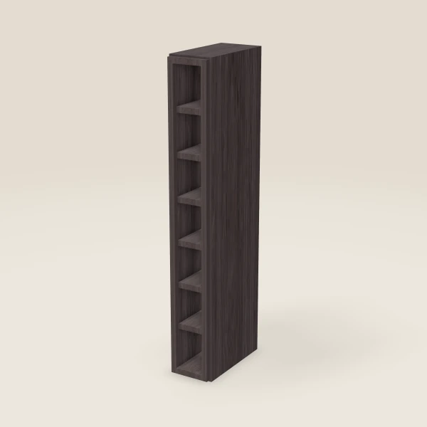 6" Wall Cube — 42" High, 7 Cubes — Greystone, 3D picture