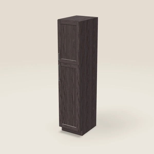 18" Wall Pantry — 84" High — Greystone, 3D picture