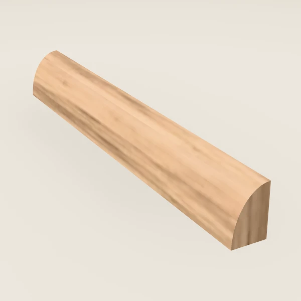 Shoe Molding — 8' — Homestead Oak, 3D picture