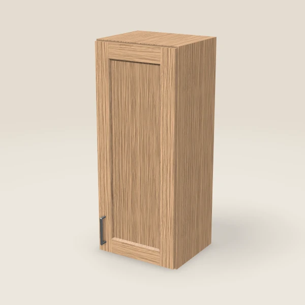 15" Wall Cabinet — 36" High — Homestead Oak, 3D picture