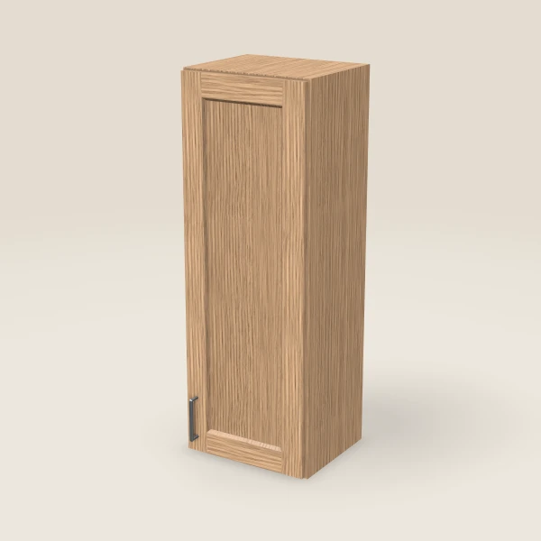 15" Wall Cabinet — 42" High — Homestead Oak, 3D picture