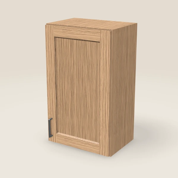 18" Wall Cabinet — 30" High — Homestead Oak, 3D picture