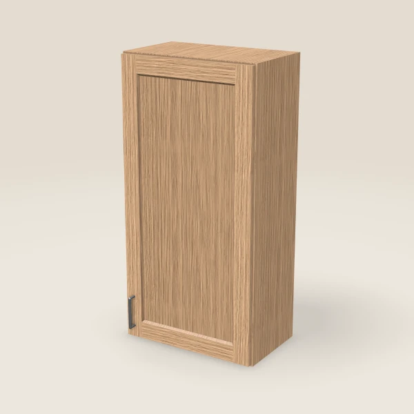 21" Wall Cabinet — 42" High — Homestead Oak, 3D picture