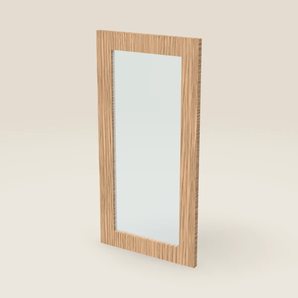 Glass Door for WDC2430 (14-11/16" × 29-5/16") — Homestead Oak, 3D picture