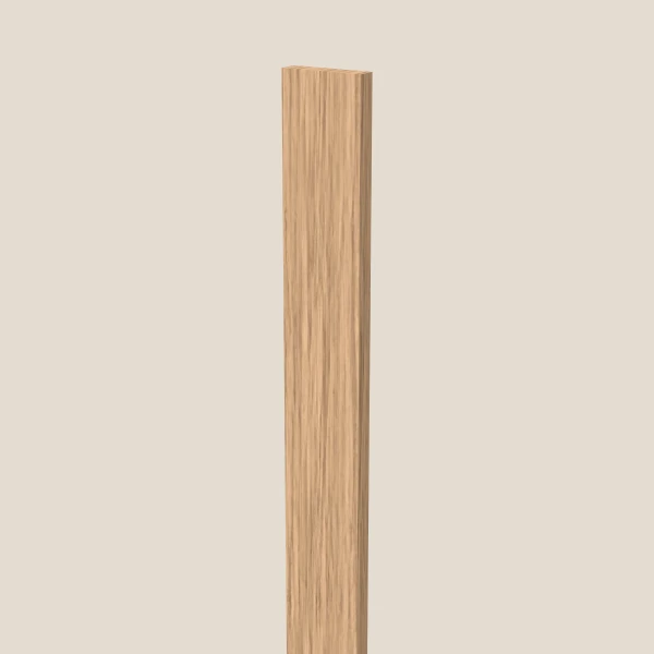 3" Wall Filler — 84" High — Homestead Oak, 3D picture