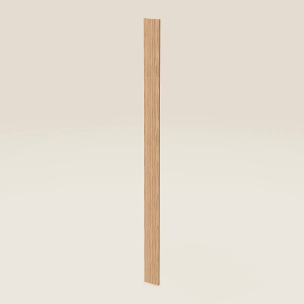 6" Tall Filler — 96" High — Homestead Oak, 3D picture