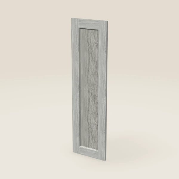 Wall Decorative End Panel, Door Style — 11½" × 41-5/16" — Nova Light Grey, 3D picture