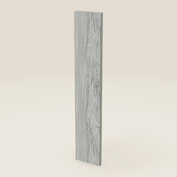 5½" Overlay Filler — 29¼" High — Nova Light Grey, 3D picture