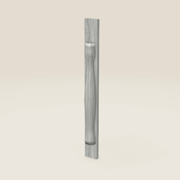 Half Leg POLE75-W330 — 30" High — Nova Light Grey, 3D picture