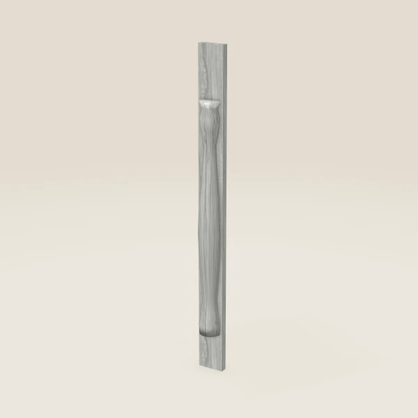 Half Leg POLE75-W336 — 36" High — Nova Light Grey, 3D picture