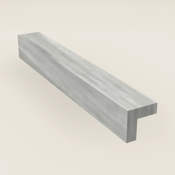 Outside Corner Molding — 8' — Nova Light Grey, 3D picture