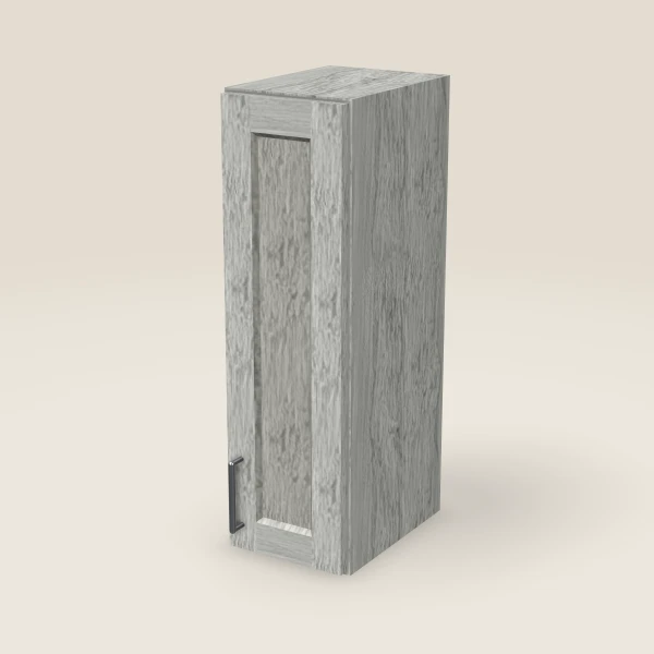 9" Wall Cabinet — 30" High — Nova Light Grey, 3D picture
