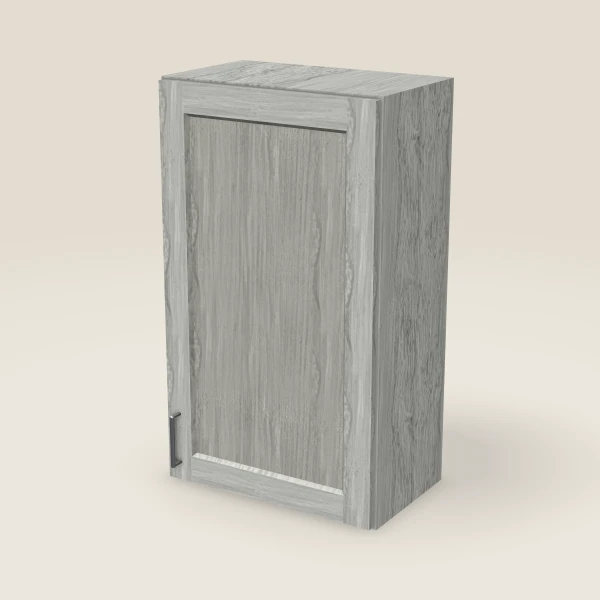 21" Wall Cabinet — 36" High — Nova Light Grey, 3D picture