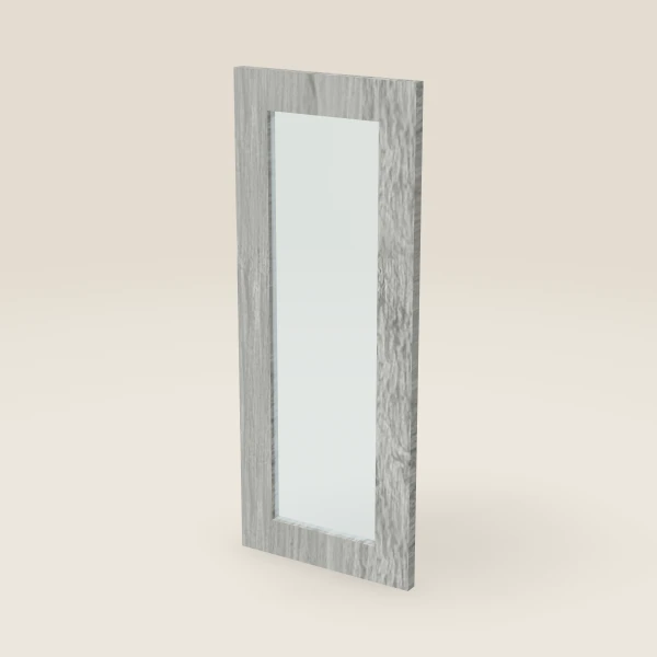 Glass Door for W2430B (11-11/16" × 29-5/16") — Nova Light Grey, 3D picture