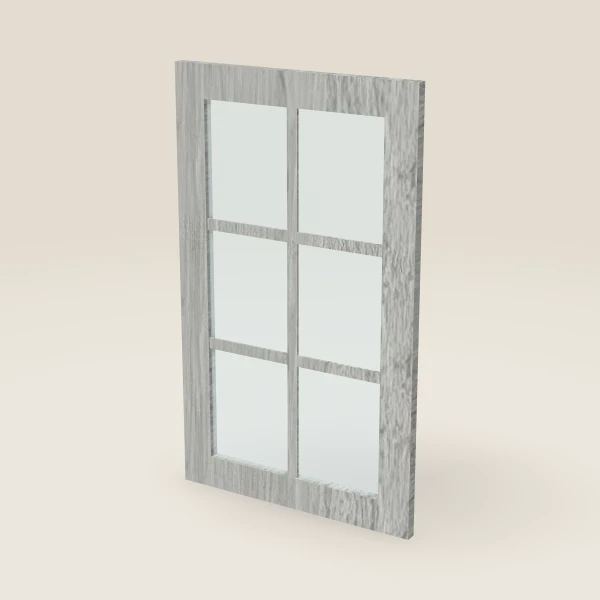 Glass Door with Mullion for W3630B (17-11/16" × 29-5/16"), 3D picture