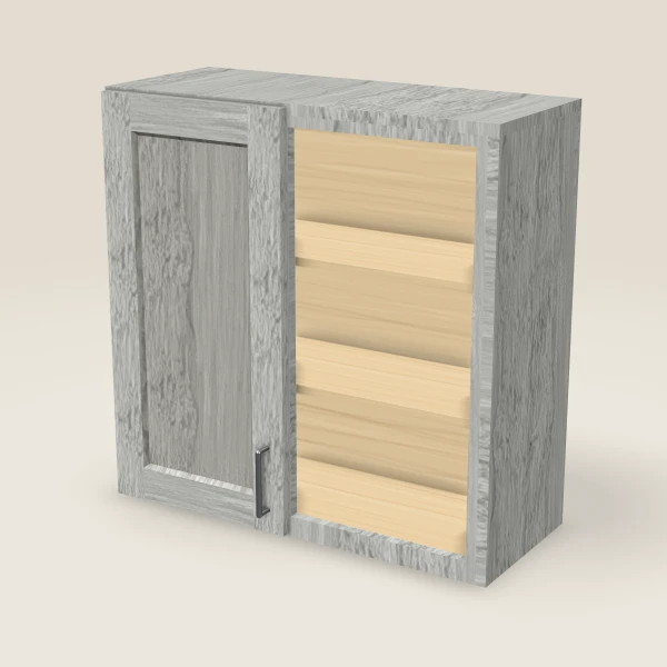Wall Blind Corner — 30" High — Nova Light Grey, 3D picture