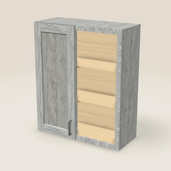 Wall Blind Corner — 36" High — Nova Light Grey, 3D picture