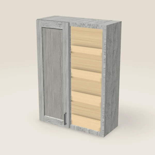 Wall Blind Corner — 42" High — Nova Light Grey, 3D picture