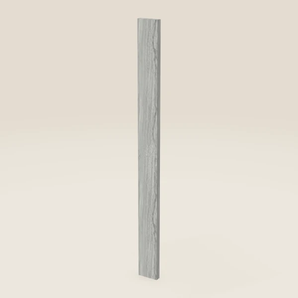 3" Wall Filler — 36" High — Nova Light Grey, 3D picture