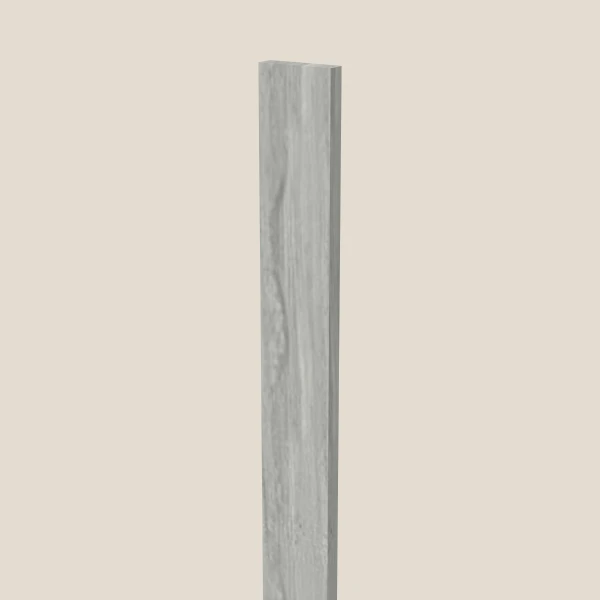 3" Wall Filler — 84" High — Nova Light Grey, 3D picture