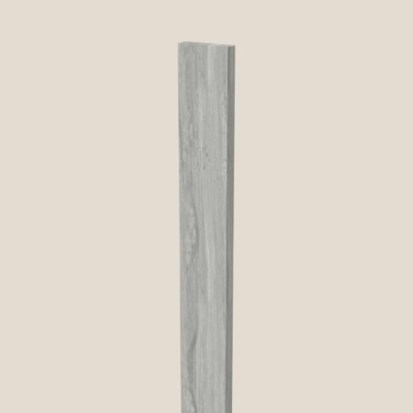 3" Tall Filler — 96" High — Nova Light Grey, 3D picture
