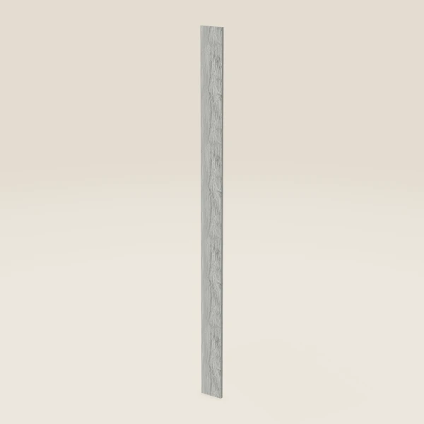 6" Tall Filler — 96" High — Nova Light Grey, 3D picture