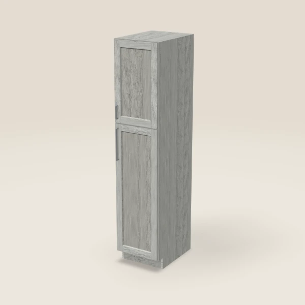 18" Wall Pantry — 84" High — Nova Light Grey, 3D picture