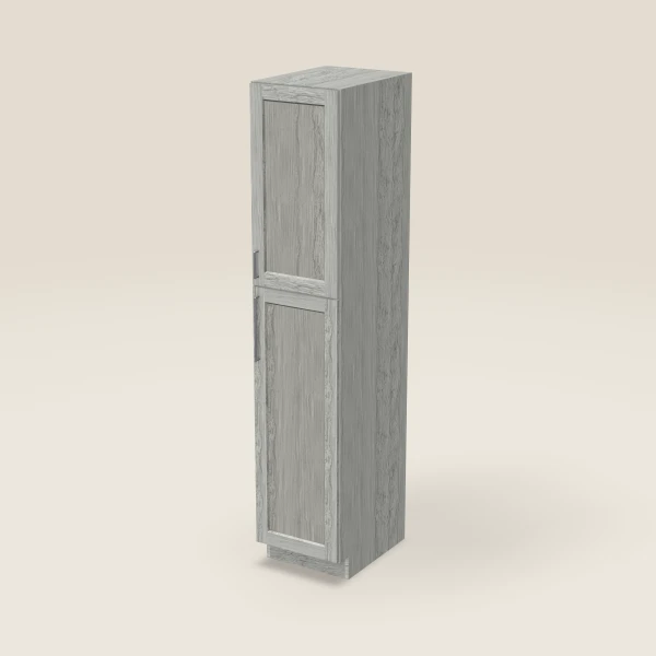 18" Wall Pantry — 90" High — Nova Light Grey, 3D picture