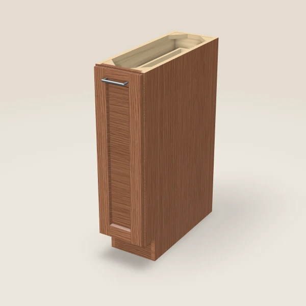 Base Pull-Out Spice Rack — 9" — Woodland Brown, 3D picture
