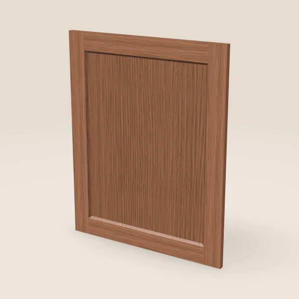 Base Decorative End Panel, Door Style — 23¾" × 29-5/16" — Woodland Brown, 3D picture