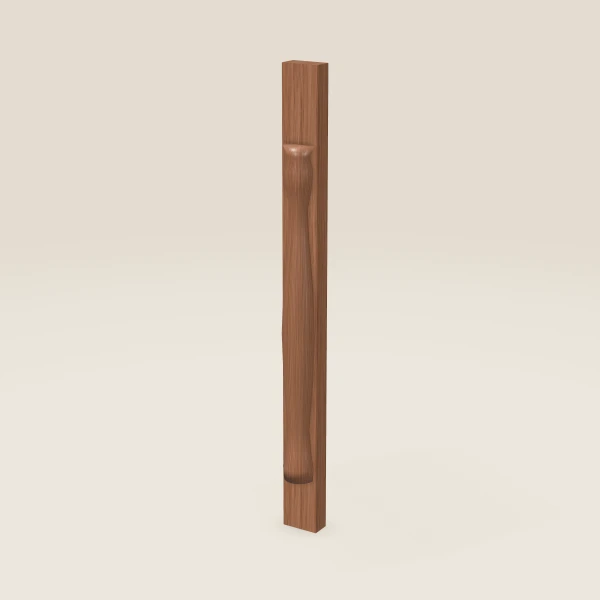 Half Leg POLE75-B3 — 36½" High — Woodland Brown, 3D picture