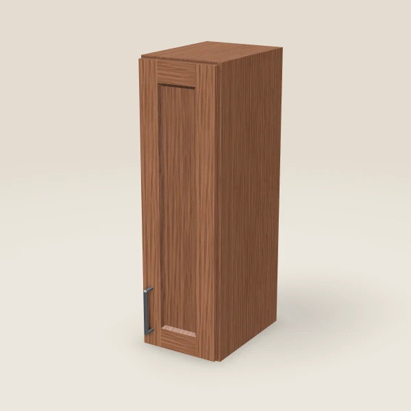 9" Wall Cabinet — 30" High — Woodland Brown, 3D picture