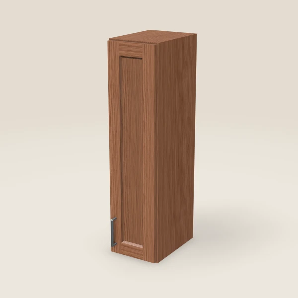 9" Wall Cabinet — 36" High — Woodland Brown, 3D picture
