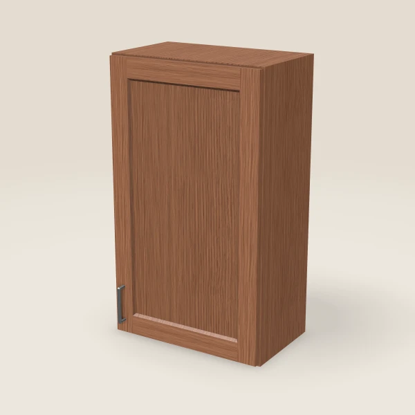 21" Wall Cabinet — 36" High — Woodland Brown, 3D picture