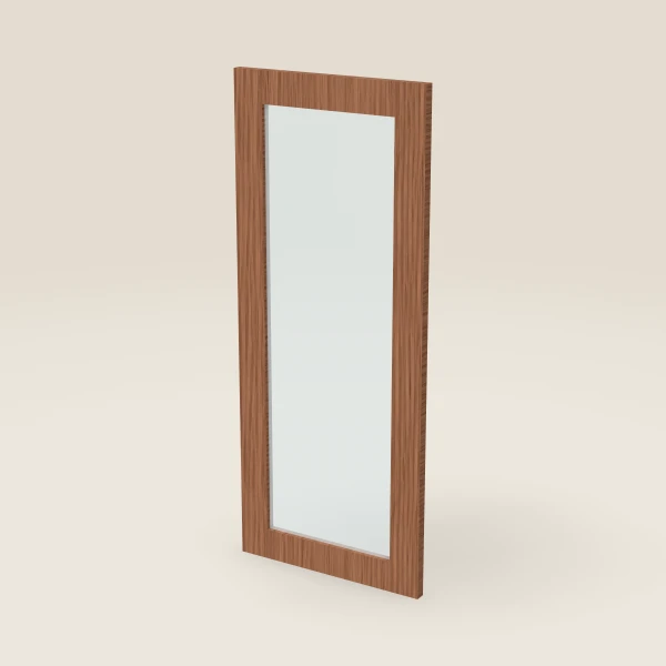 Glass Door for W3036B (14-11/16" × 35-5/16") — Woodland Brown, 3D picture