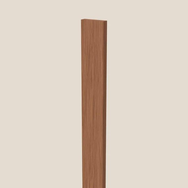 3" Tall Filler — 96" High — Woodland Brown, 3D picture