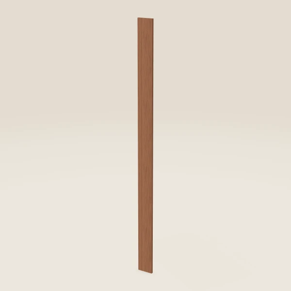 6" Tall Filler — 96" High — Woodland Brown, 3D picture