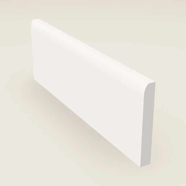 Base Board Molding — 4½" × 8' — Ice White, 3D picture