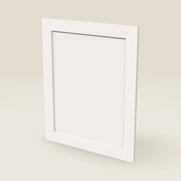 Base Decorative End Panel, Door Style — 23¾" × 29-5/16" — Ice White, 3D picture