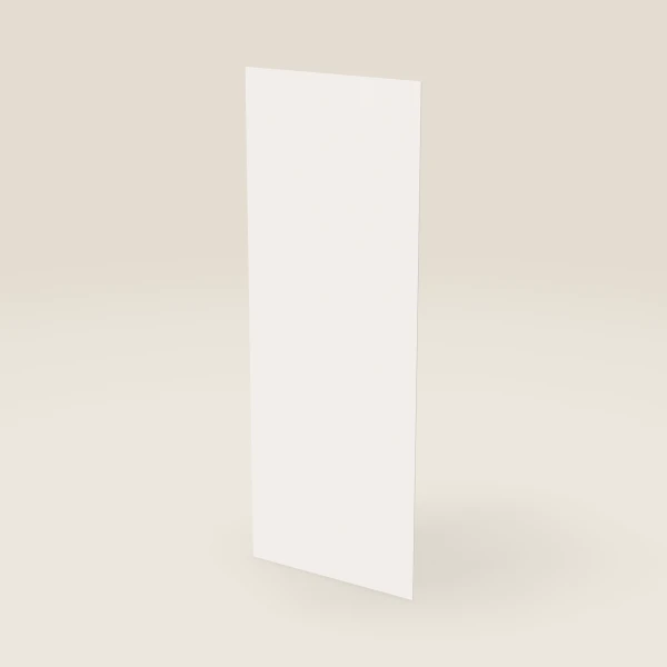 Finished Plywood Back Panel — 36" × 96", ¼" Thick — Ice White, 3D picture